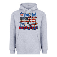 Heather Grey I'm not drunk i'm patriotic 4th of july Heavyweight Hoodie - CowGirlArtShop