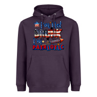 Plum I'm not drunk i'm patriotic 4th of july Heavyweight Hoodie - CowGirlArtShop