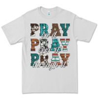 Dove Grey pray on it pray over it pray through it Premium Tee - Artiststas