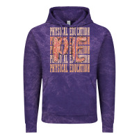 Cloud Purple physical education Vintage Hoodie - MaliasSmallBusiness
