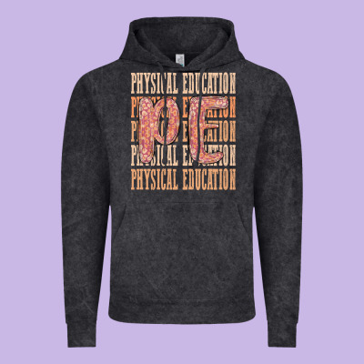 Physical Education Vintage Hoodie Designed By Maliassmallbusiness