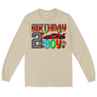 Mushroom birthday boy 2 Long Sleeve Tee - BundleAndBundleShop