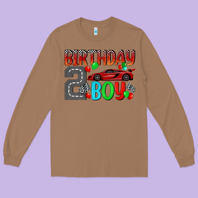 Birthday Boy 2 Long Sleeve Tee Designed By Bundleandbundleshop