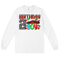 White birthday boy 2 Long Sleeve Tee - BundleAndBundleShop