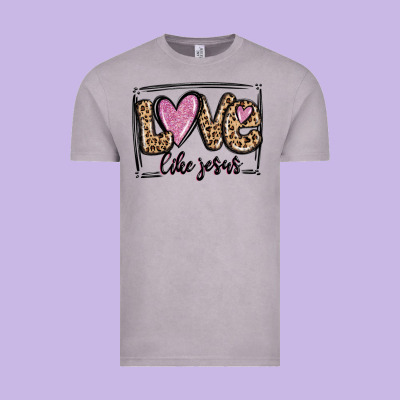 Love Like Jesus Vintage Tee Designed By Maliassmallbusiness