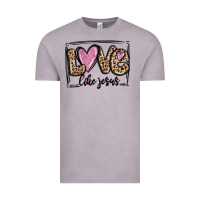 Vintage Zinc love like jesus Vintage Tee - MaliasSmallBusiness
