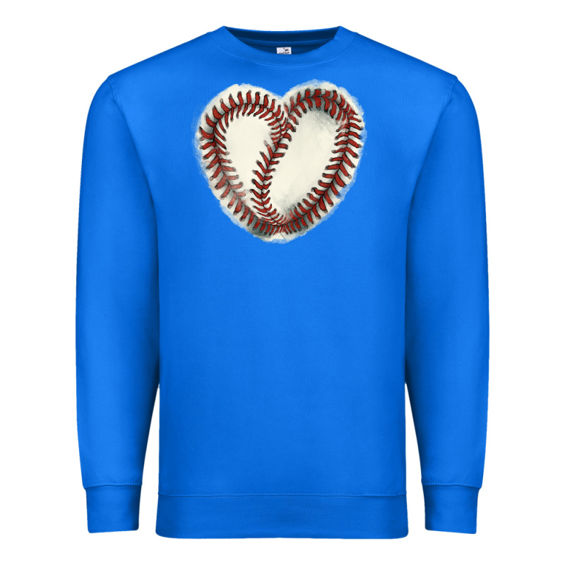 Baseball Ball Heart Premium Sweatshirt by HowdyJamesFarm | Teevron