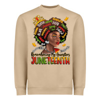 Mushroom remembering my ancestors juneteenth Heavyweight Sweatshirt - LillyAllenDesigns