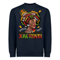 Navy remembering my ancestors juneteenth Heavyweight Sweatshirt - LillyAllenDesigns