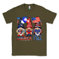 Army Green America yall Classic Tee - NancyCooperArtShop