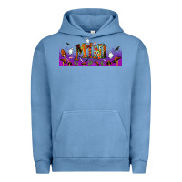 Pigment Pebble Blue halloween mini libbey glass Urban Hoodie - BundleAndBundleShop