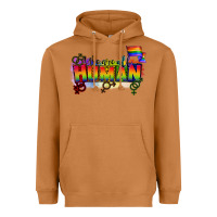 Meerkat We are all human Heavyweight Hoodie - CowGirlArtShop