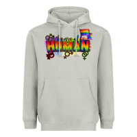 Moon Dust We are all human Heavyweight Hoodie - CowGirlArtShop