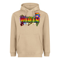 Mushroom We are all human Heavyweight Hoodie - CowGirlArtShop