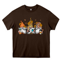 Chocolate Brown coffee gnomes Heavy Core Tee - Jasminsmagicworld