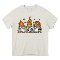 Cream coffee gnomes Heavy Core Tee - Jasminsmagicworld