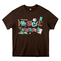 Chocolate Brown physical assistant Heavy Core Tee - AdoDesignShop