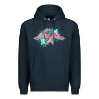 Cancer Ribbon With Angel Wings Premium Hoodie | Teevron