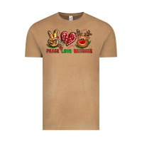 Vintage Camel peace love reindeer christmas Vintage Tee - NancyCooperArtShop