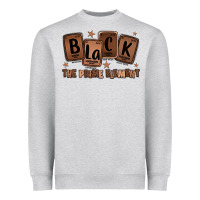 Heather Grey black the prime element melanin Heavyweight Sweatshirt - LillyAllenDesigns