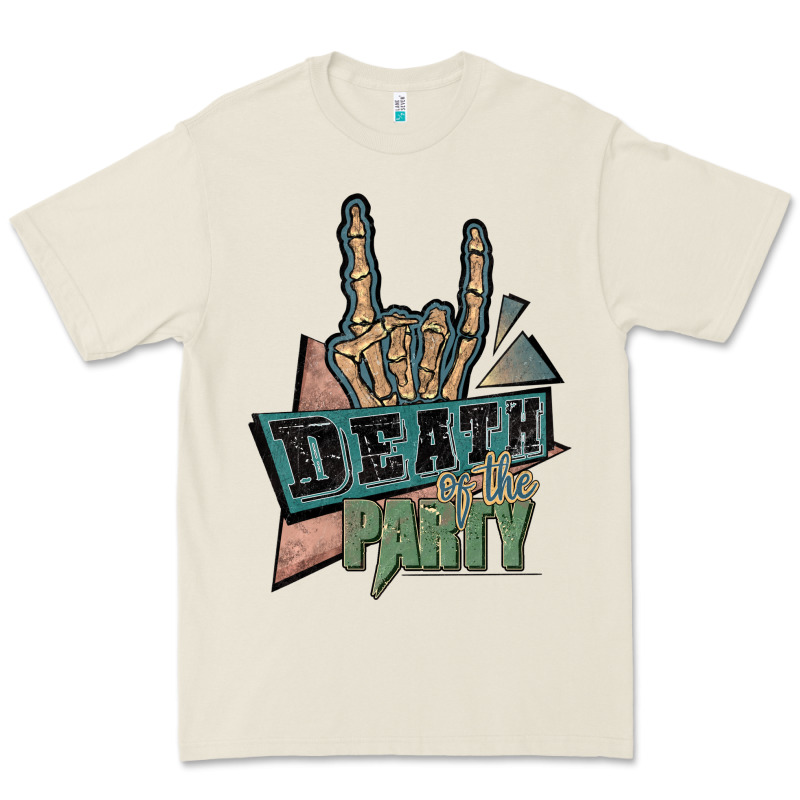 Death Of The Party White Premium Tee by JahusDesignShop | Teevron