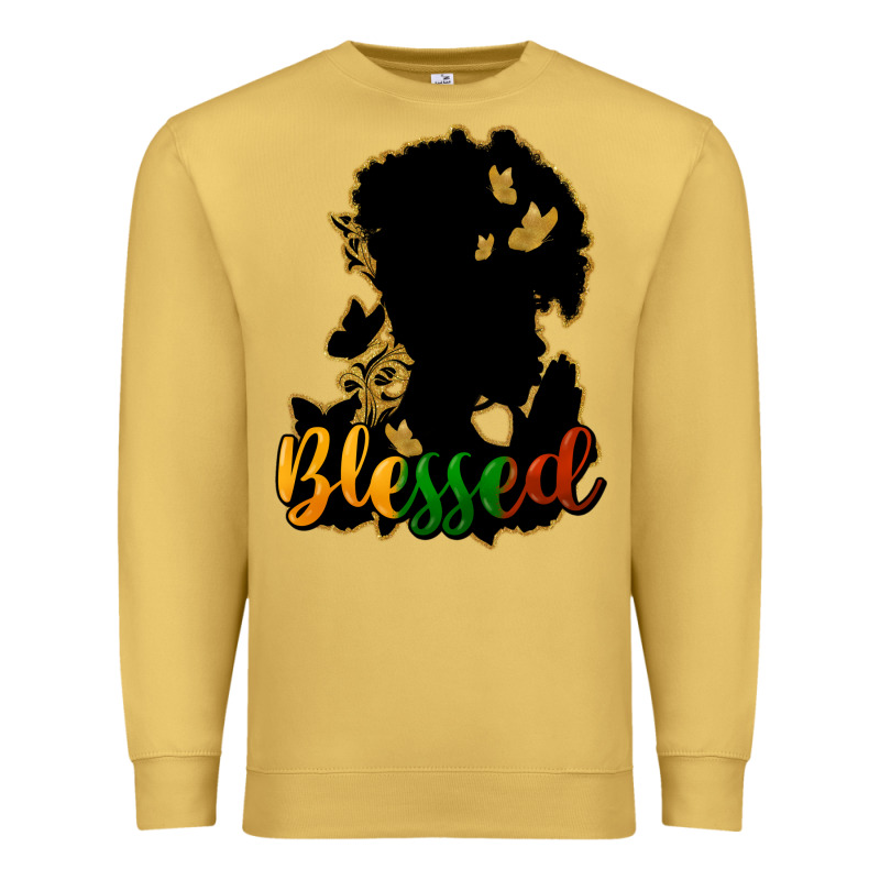 Blessed Black History Premium Sweatshirt by HowdyJamesFarm | Teevron