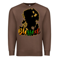 Chestnut Blessed black history Premium Sweatshirt - HowdyJamesFarm