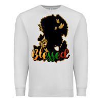 Dove Grey Blessed black history Premium Sweatshirt - HowdyJamesFarm