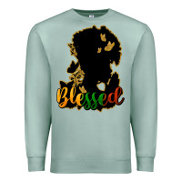 Seafoam Blessed black history Premium Sweatshirt - HowdyJamesFarm