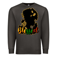 Smoke Blessed black history Premium Sweatshirt - HowdyJamesFarm