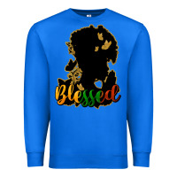 True Royal Blessed black history Premium Sweatshirt - HowdyJamesFarm