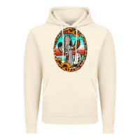 Vintage Artic cowhide serape and sunflower cactus Vintage Hoodie - Jasminsmagicworld