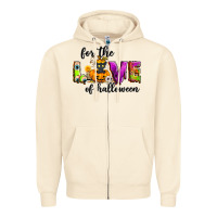 Sandshell For the love of Halloween Zipper Hoodie - NancyCooperArtShop