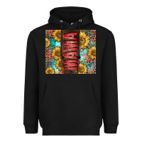 Black Mama Sunflower Heavyweight Hoodie - CowGirlArtShop