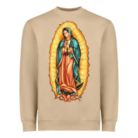 Mushroom our lady of guadalupe Heavyweight Sweatshirt - LillyAllenDesigns