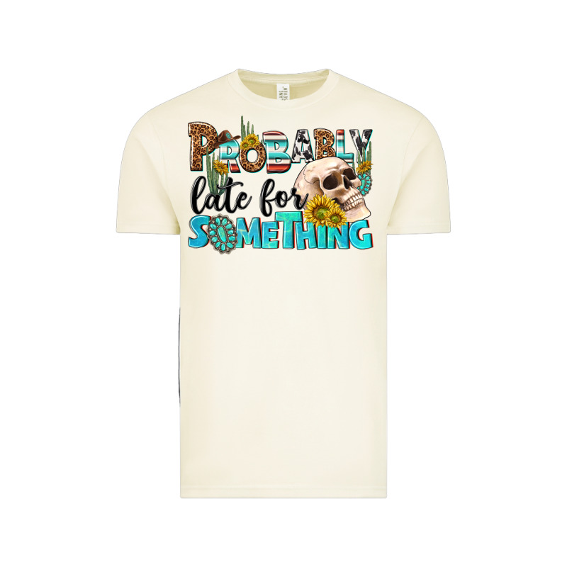 Probably Late For Something Vintage Tee by NancyCooperArtShop | Teevron