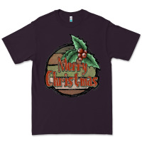 Plum Merry Christmas Premium Tee - JahusDesignShop