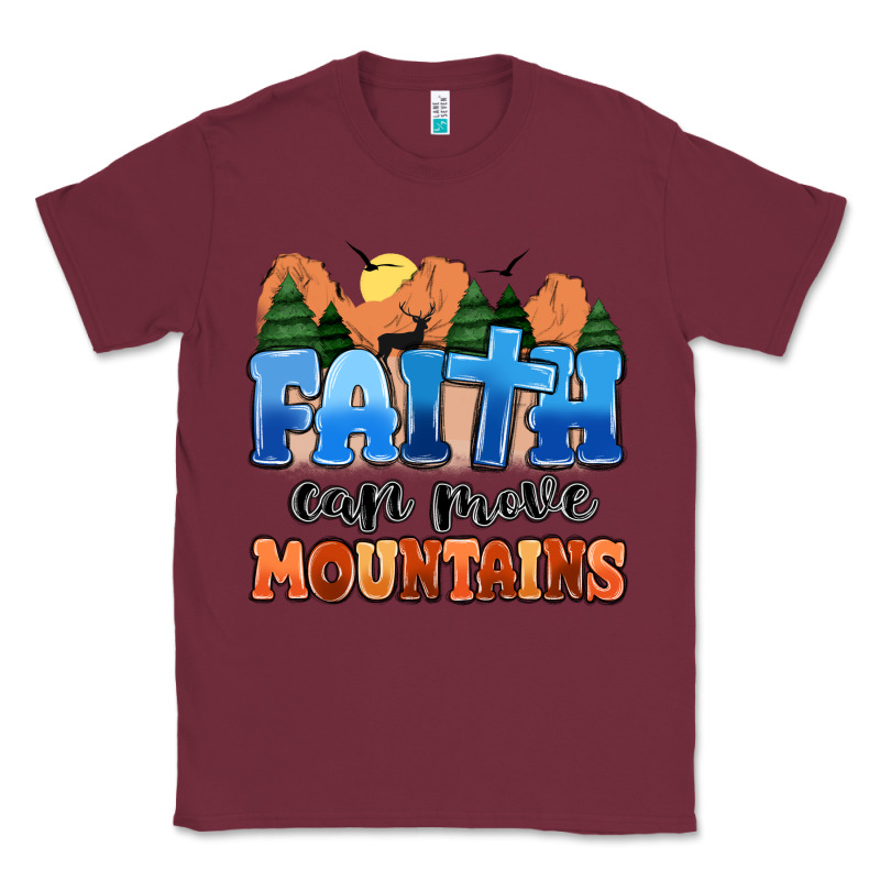 Faith Can Move Mountains Classic Tee by MaliasSmallBusiness | Teevron