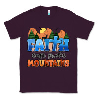 Plum faith can move mountains Classic Tee - MaliasSmallBusiness