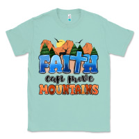 Seafoam faith can move mountains Classic Tee - MaliasSmallBusiness