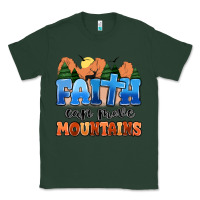 Sports Green faith can move mountains Classic Tee - MaliasSmallBusiness