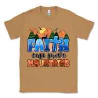 Toasted Coconut faith can move mountains Classic Tee - MaliasSmallBusiness