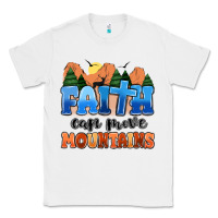 White faith can move mountains Classic Tee - MaliasSmallBusiness