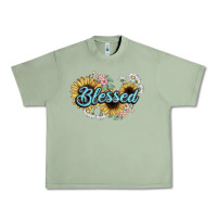 Oil Green blessed Urban Heavy Tee - NancyCooperArtShop