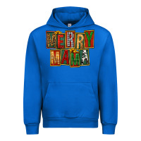 Cobalt merry mama Urban Hoodie - FaDigitalArtStudio