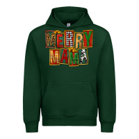 Foreset Green merry mama Urban Hoodie - FaDigitalArtStudio