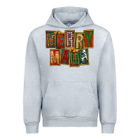 Heather Grey merry mama Urban Hoodie - FaDigitalArtStudio