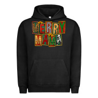 Pigment Black merry mama Urban Hoodie - FaDigitalArtStudio