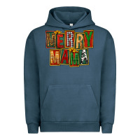 Pigment Midnight Navy merry mama Urban Hoodie - FaDigitalArtStudio