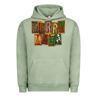 Pigment Oil Green merry mama Urban Hoodie - FaDigitalArtStudio